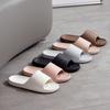 Женские нескользящие тапочки из ЭВА с толстой подошвой, мужской повседневный комплект тапочек, пляжные тапочки для ванной, однотонные домашние и уличные тапочки