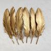 50pcs Goose Feathers Gold Silver Plume Craft Natural DIY Plumas Jewelry  Wedding Party Hats Home Decoration Accessories
