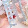 Korean Style Acetic Acid Barrettes Shark Clip Geometry Hair Claw Acetate Hair Clips  Headwear
