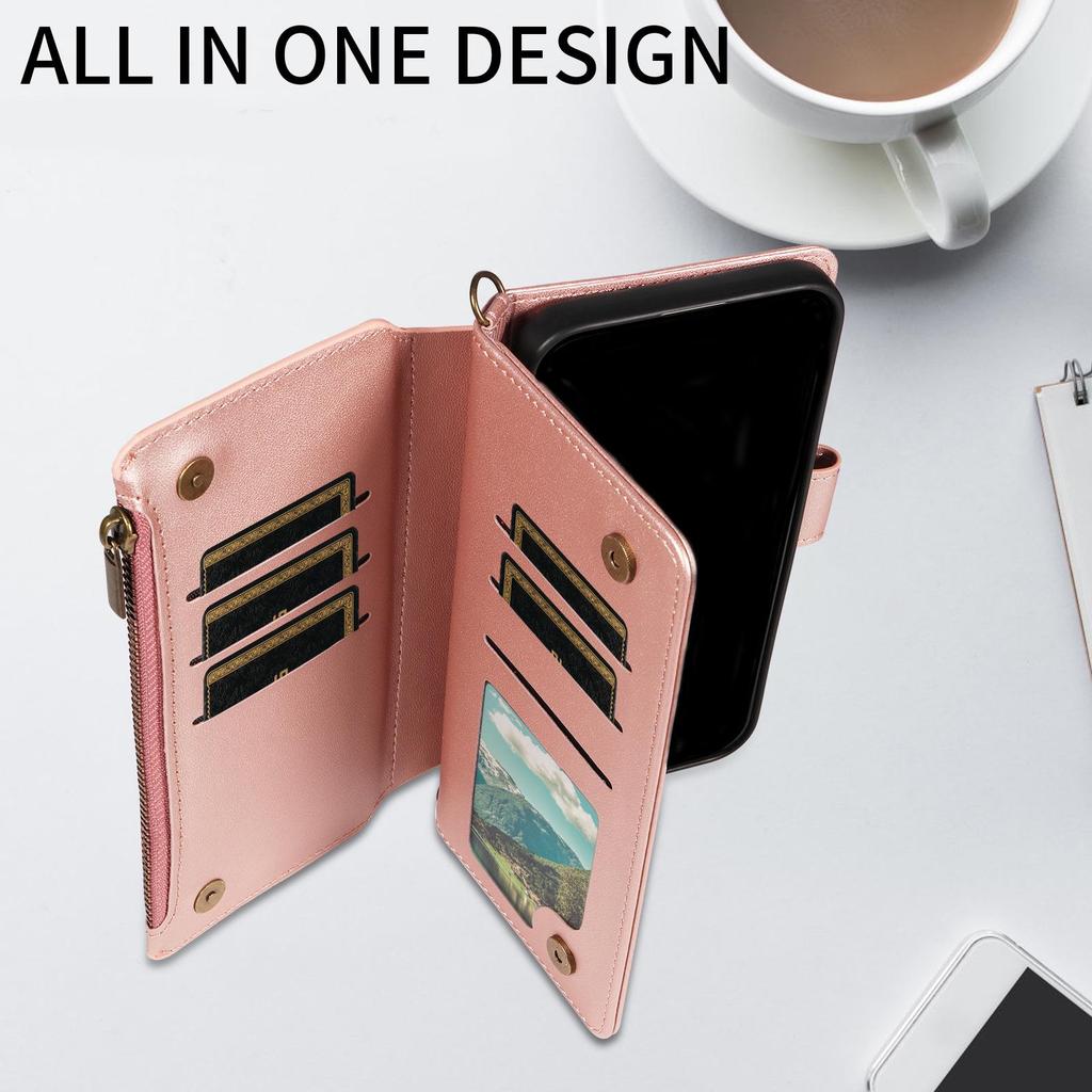 Защитный кожаный чехол-книжка с застежкой-молнией для Sony ACE III и Xperia 10 VI/1 IV