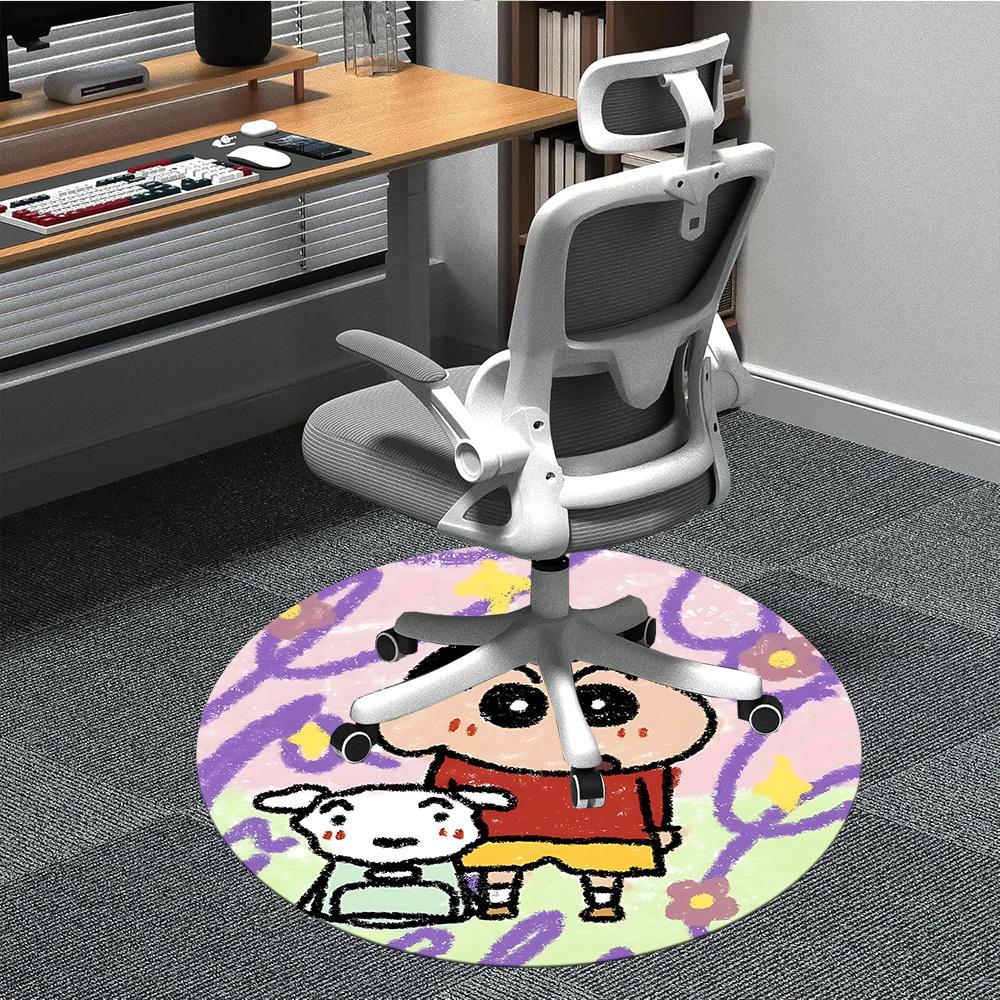 1 шт. Коврик-сиденье Shin chan для офиса, нескользящий, машинная стирка, коврик для офиса, комнаты, праздничный декор на Рождество, день рождения, полиэстер