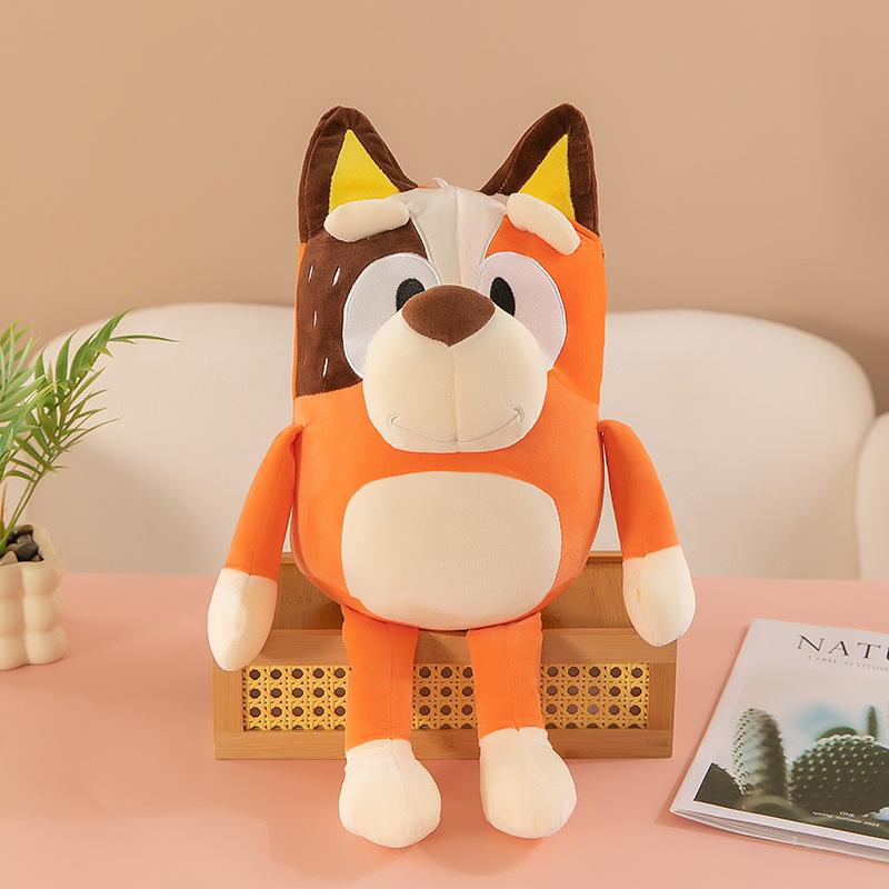 Детские игрушки мультфильм анимация Bluey bingo семья плюшевые куклы подарки милая кукла кукольная машина животное