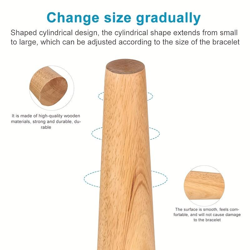 Деревянный цилиндр с регулируемым размером для изготовления ювелирных изделий - Высококачественный, прочный и с гладкой поверхностью