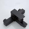 304 Stainless Steel Black Bathtub Faucet Bathing Shower Bathroom Wall Mounted Bath Tap Mixer Hot And Cold Water Single Handle