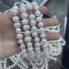 White Nearround Pearl 9-10mm For Jewelry Making DIY Necklace Bracelet Earrings Accessory