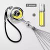 For Jeep Car Perfume Pendant Air freshener Hanging perfume Empty bottle Car rearview mirror Metal lace pendant car decoration AJP1