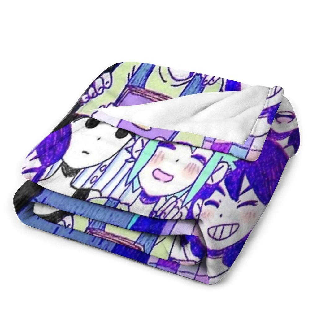 Omori Character II Throw Blanket Bed covers Blankets Sofas Of Decoration Blankets