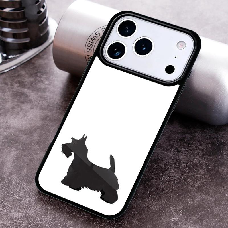 Чехол для телефона Westie Scottie Шотландский терьер Для iPhone 17,16e,15,14,13,12,11,Mini,Pro,MAX Мягкий силиконовый чехол