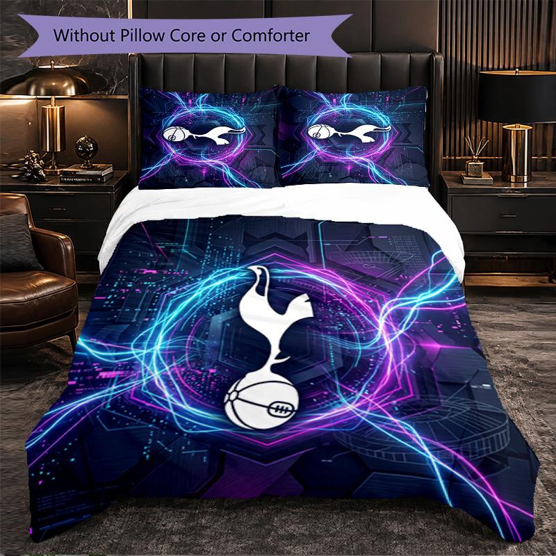 Набор постельного белья Tottenham Hotspur, 3 предмета, мягкая микрофибра, пододеяльник с наволочками для спальни