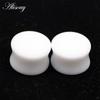 Alisouy Pair Saddle Acrylic Ear Plugs Tunnels Piercigns Plug Ear Expanders Stretchers Earring Gauges for Men Women Body Jewelry