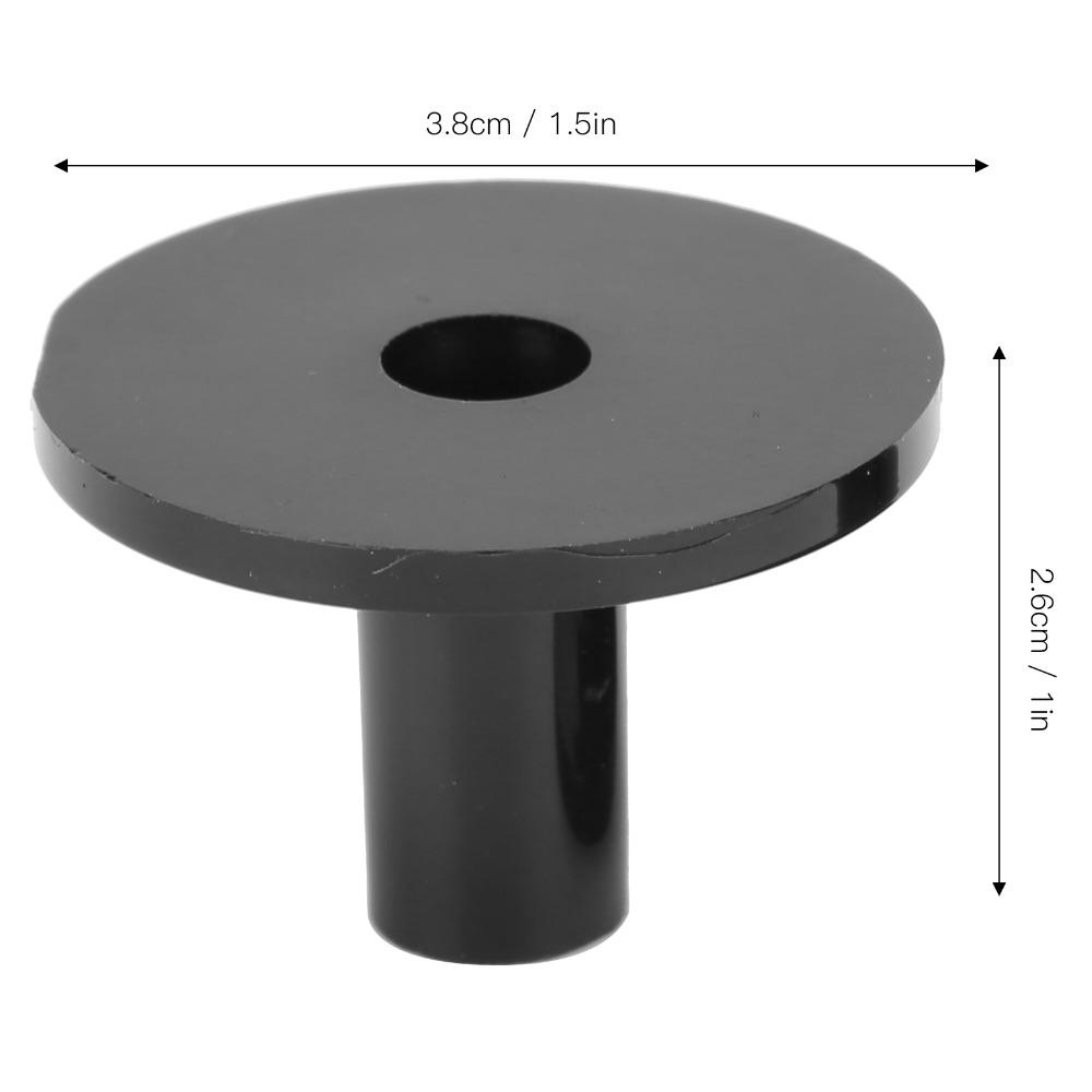 10PCS Black Drum Cymbal Sleeves Plastic Drum Accessories For Drum Stands