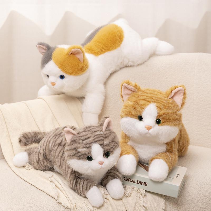Adorable Plush Cat Toy Realistic Cute Kitten Doll For Companionship And Gifts