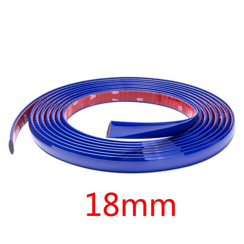 Синий автомобильный протектор для украшения окна ПВХ-полоска хромированный стиль автокрай окна хромированный молдинг отделка полосы автомобили