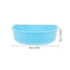 Hanging Plastic Pet Bowl Sturdy Cat Dog Cage Feeder Smooth Surface Food Water Container Hanging Pet Bowl Puppy Feeder