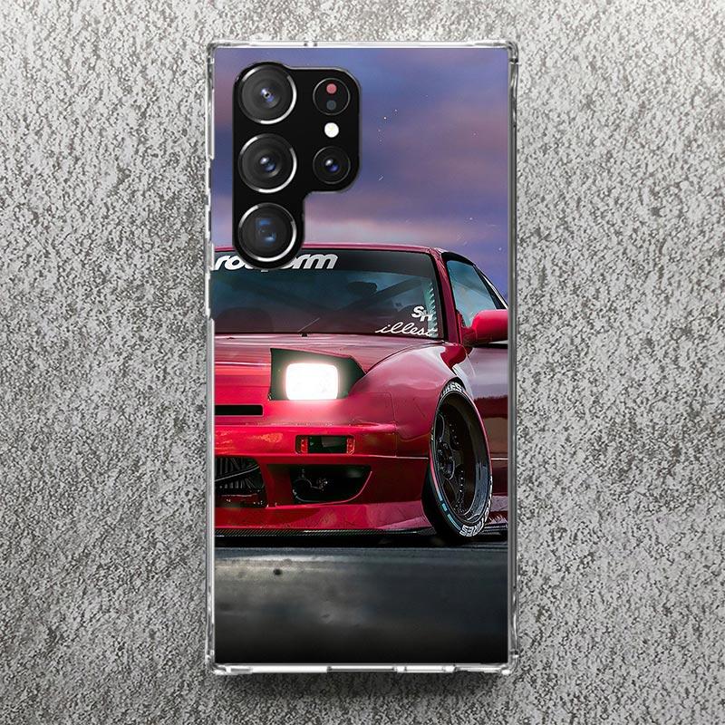 JDM Машина MX5 Милый Принт Мягкий Чехол для Samsung Galaxy S25 S24 S23 S22 Ultra S21 Plus S20 FE Чехол для Телефона S10 + Edge Чехол