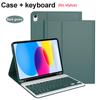 Case for iPad A16 11 Inch A3355 A3356 A3354,Bluetooth Keyboard cover for iPad 10th 10.9 Inch A2696 A2757 A2777 A3162