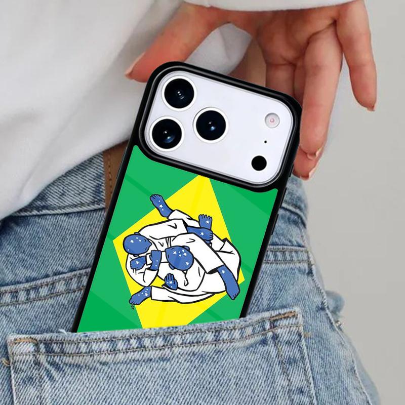 Чехол для телефона BJJ Бразильское джиу-джитсу Арт для iPhone 16e 15 14 13 12 17 Pro Max Plus Air 17pro Чехол