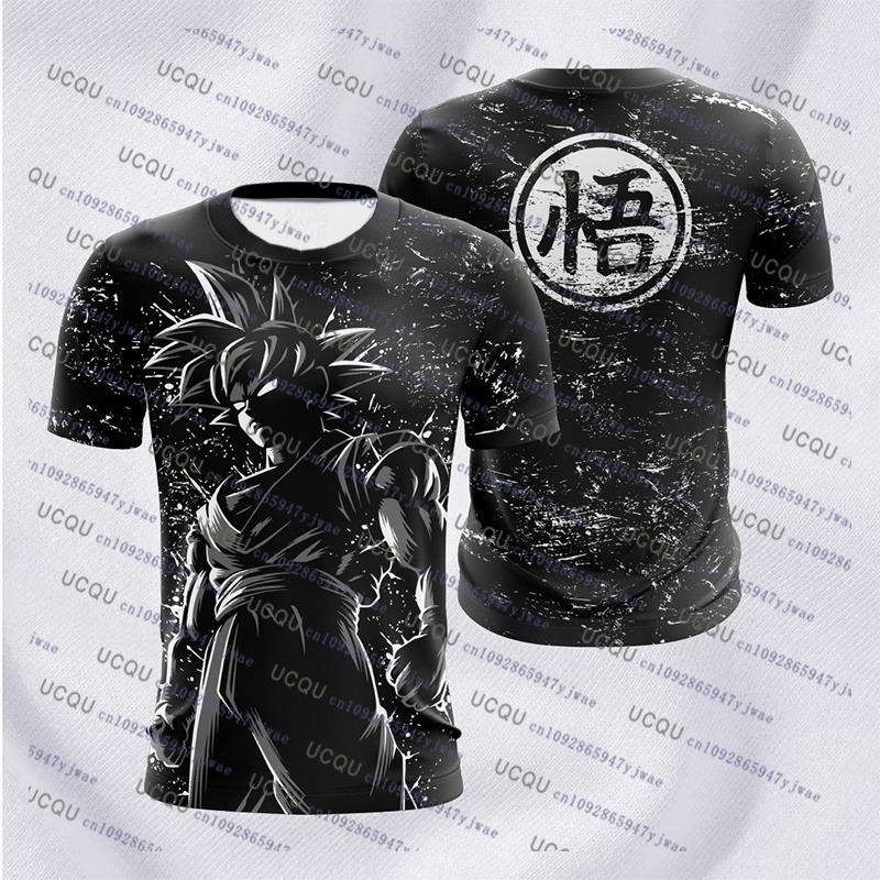 МУЖСКАЯ Футболка с 3D принтом Goku №10 из аниме Dragon Ball, летняя одежда