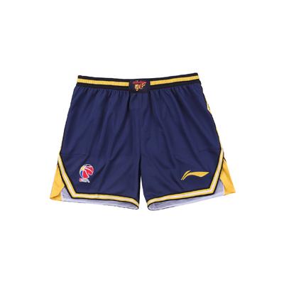 Баскетбольные шорты Li Ning CBA Series Sports Casual Competition Elastic Logo Color Block Printed Classic Edition 24-25 Season Guangdong Team AAPU505-1