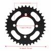 Inner 76mm Rear Sprocket Steel Kart Sprocket Durable Chain Sprocket  for Motorcycle