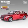 1:32 масштаба Benz C260L, литая под давлением модель автомобиля из сплава, игрушечный автомобиль с откатным механизмом, звуком и светом для детей, взрослых, подарочная коллекция