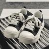 New Low-top Big-head Canvas Shoes Thick-soled Heightening Men's Shoes Sports and Leisure Board Shoes Men's X289