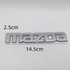 1pcs 3D ABS for Mazda 2 3 6 car Letter Rear tail trunk Decals Emblem badge sticker Decal car styling auto Accessories
