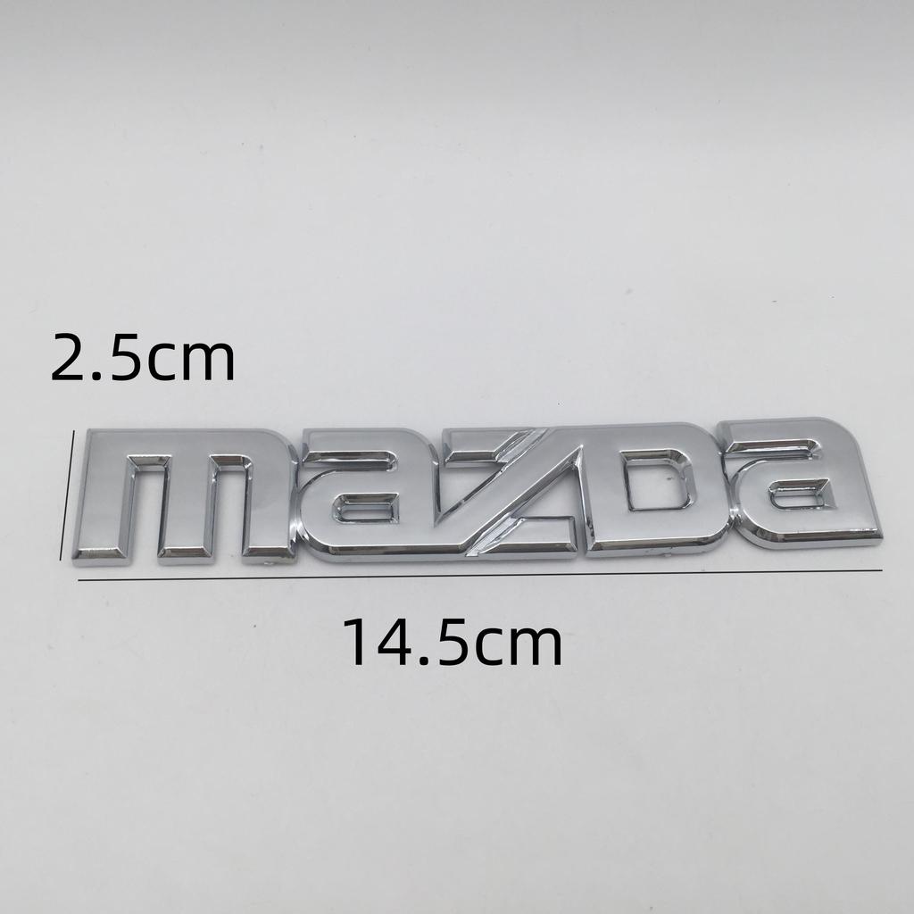 1pcs 3D ABS for Mazda 2 3 6 car Letter Rear tail trunk Decals Emblem badge sticker Decal car styling auto Accessories