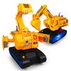Electric Deformation Universal Music Excavator Engineering Vehicle Digging Car Children's Toy Car