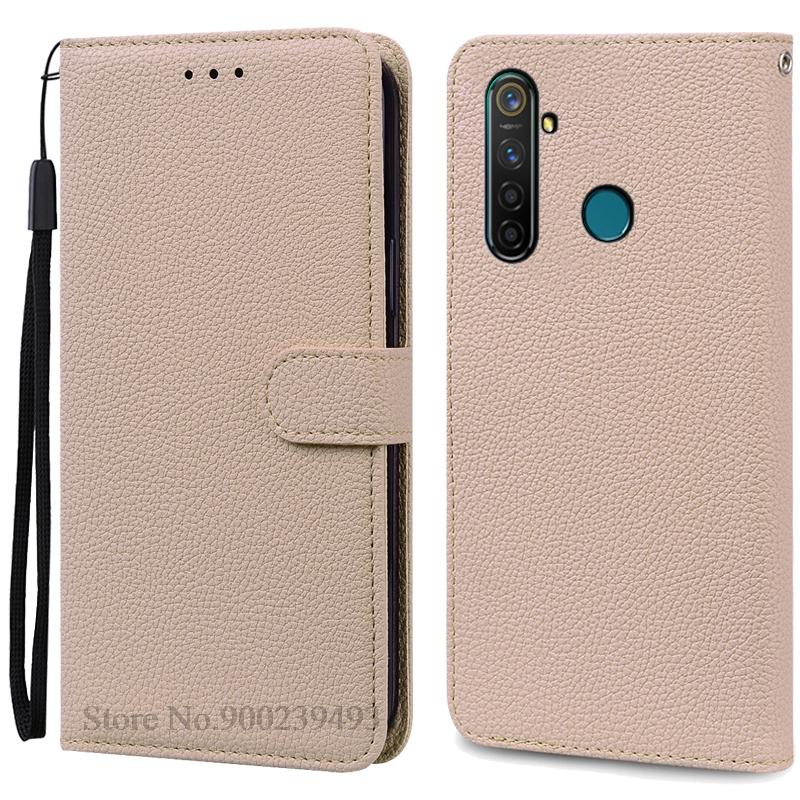 Для Realme 5 Чехол-кошелек из кожи Чехол для Realme 5 Pro Чехол Мягкий силиконовый флип-чехол Для Realme 5i Чехол Coque Fundas Shell