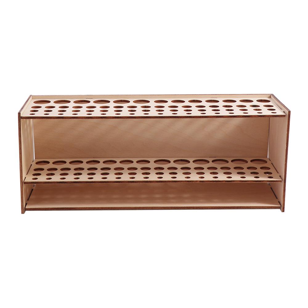 Подставка для акварельных кистей из дерева, 67 отверстий, органайзер для стола, держатель для кистей из натуральной краски, художественные принадлежности