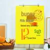 Extra Large Double-Sided Pure Yellow Poster Paper for Supermarket Sale Promotions