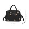 Floral Maternity Bag Large Capacity Travel Hanging Bag Toiletry Luggage Bag Pram Diaper Bag for Women Labor and Delivery