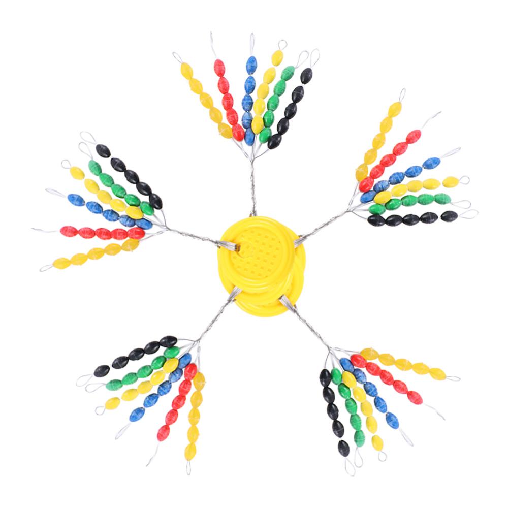 Stopper Oval Float Stops Rubber Float Fishing Bobber Fish Buoy Fishing Line Plug Float Space Beans