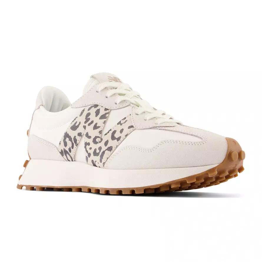 Sneakersy damskie New Balance 327 buty sportowe skórzane beżowe (WS327PJ)