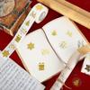 500 листов/рулон Наклейки для рождественских открыток Наклейки с надписью «Счастливого Рождества» Самоклеящиеся Тонкие наклейки-декали «Снежинка», «Дерево» Для конвертов