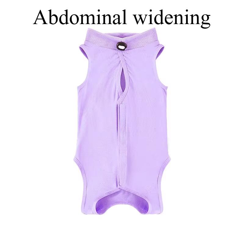 Cat Weaning Suit Anti-licking Recovery Clothes After Surgery Soft Puppy Kitten Jumpsuit Suit Pet Vest Clothing Summer Breathable Cotton Dog Clothing