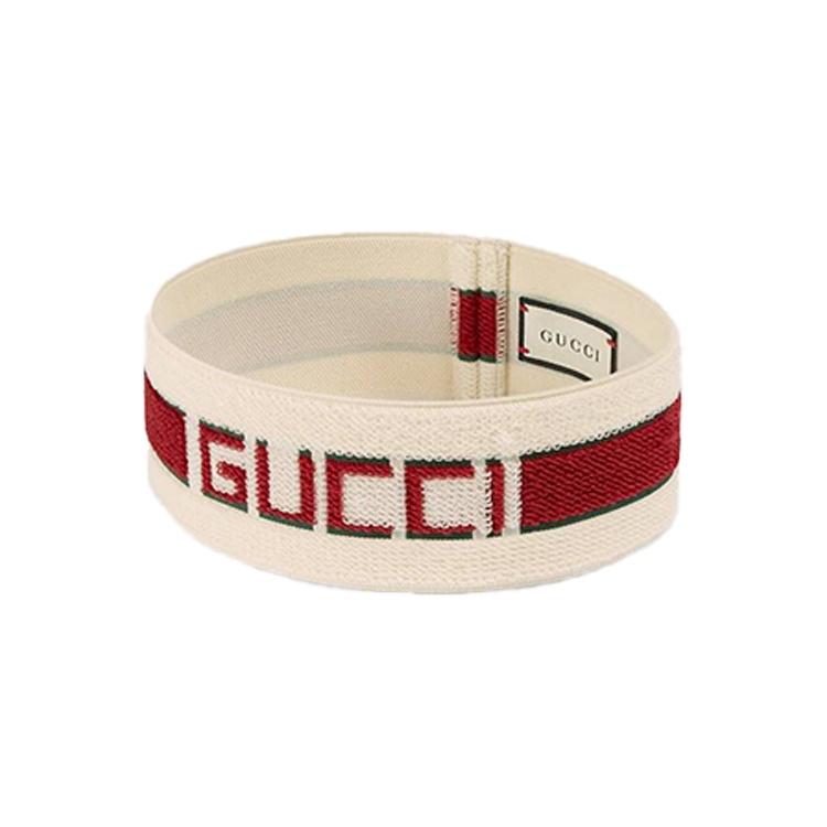 GUCCI Queen Elastic Headband Women's 499681-3G086-9266