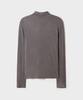 SPAO [Мягкая вискоза] Рубашка с длинным рукавом в рубчик с высоким воротником_Splwg4Tg01