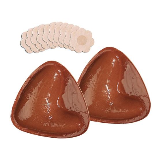 Двусторонние липкие вкладыши для бюстгальтера, многоразовые самоклеящиеся вкладыши для бюстгальтера Push Up, невидимые вставки для бюстгальтера для купальника бикини, спортивный бюстгальтер без бретелек