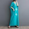 Новые вышитые однотонные платья в стиле бохо для отпуска с удлиненным силуэтом