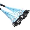 8-портовый кабель SATA3 на SATA3 с 7 контактами, интерфейсы SATAIII 6 Гбит/с для внутренних жестких дисков и RAID-контроллеров