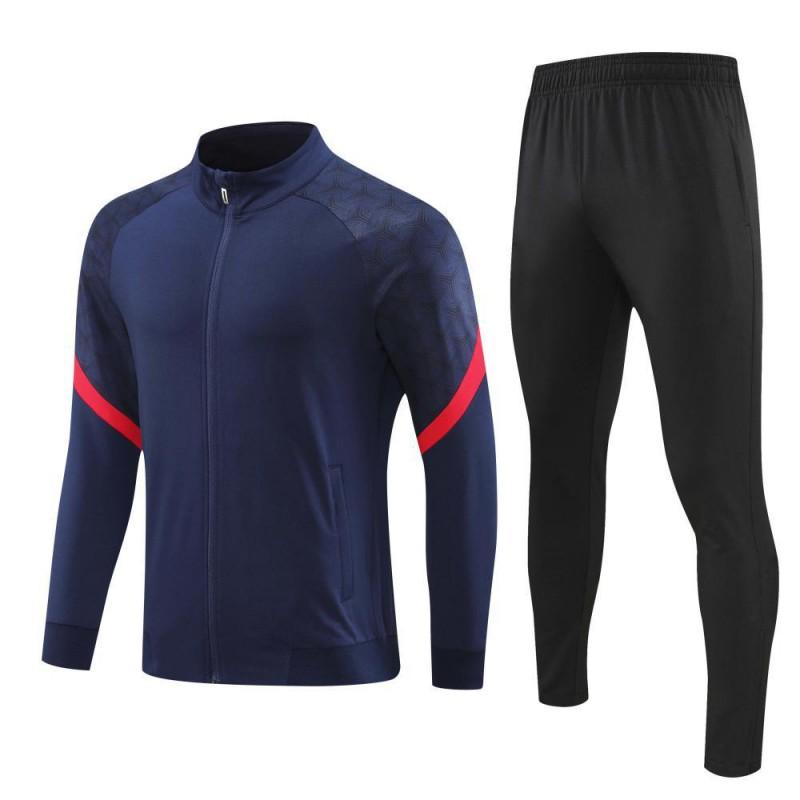 Adult Kids Long Sleeve Zip Football Training Jacket Set Team Sports Basketball Winter