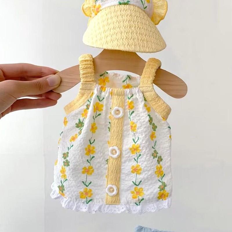 Одежда для собак Летняя Тонкая Вышитая Авокадо Слинг Маленькая и Средняя Бигбер Щенок Кошка Жилет Одежда для питомцев