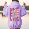 Европейская толстовка с принтом LOVE Skull 2025 - Осенняя модная спортивная одежда