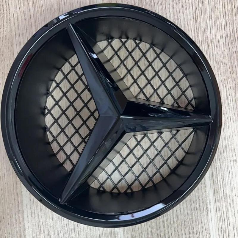 18,5 см Полый стиль Эмблема передней решетки автомобиля W204 С основанием Для Mercedes Benz C CLASS W204 GLK W204 B W245 VITO W447 W463 V V260