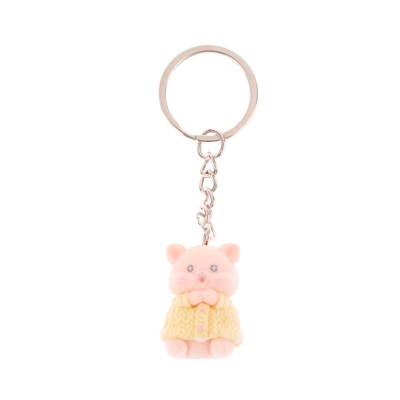 Милый брелок в виде медведя, мультяшного кролика, щенка, телефона, цепочка для наушников, чехол, кулон, шнурок, рюкзак, сумка, декор, автомобильный брелок