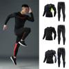 2pcs Mens Compression Sportswear Suit GYM Tight Sports Yoga Fitness Sets Leggings