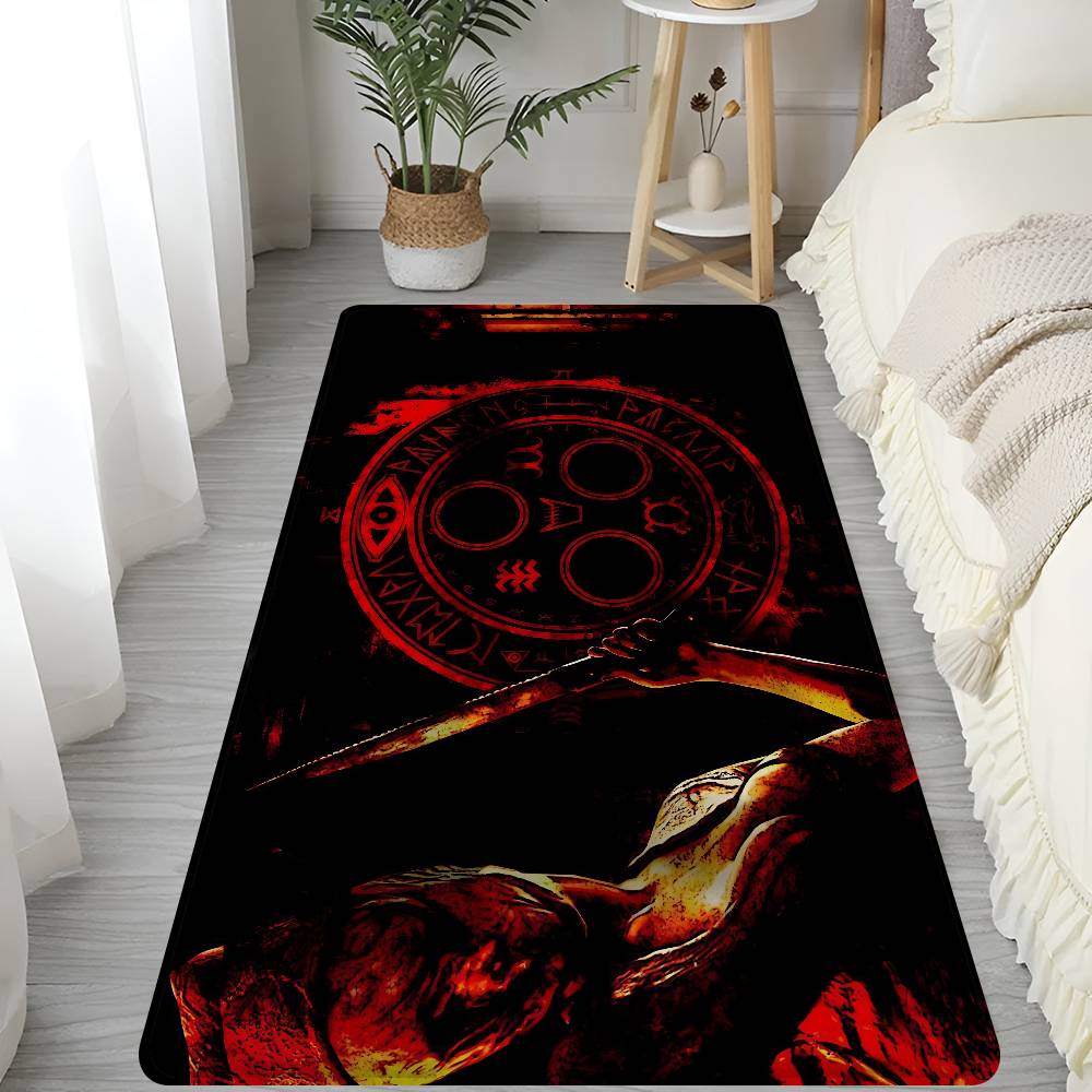 Horror Game S-Silent H-Hill Entrance Door Mat Nordic Style Bedroom Living Room Doormat Home Balcony Anti-Slip Modern Home Decor