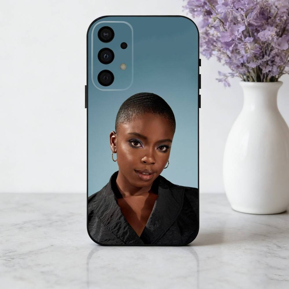 Светящийся J-Joy S-Sunday Актриса Чехол для телефона Для Samsung Galaxy A73,A72,A71,A70,A53,A52,A51,Другие Мягкий Черный Корпус